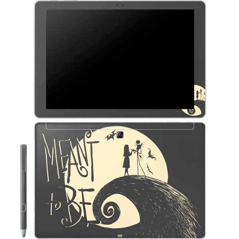 Disney The Nightmare Before Christmas Jack and Sally Meant to Be Galaxy Book 12in Skin